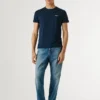 T-shirt Slim Fit com logótipo estampado