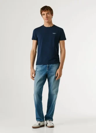 T-shirt Slim Fit com logótipo estampado