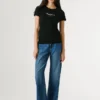 T-shirt Slim Fit com logótipo estampado T-shirt Slim Fit com logótipo estampado