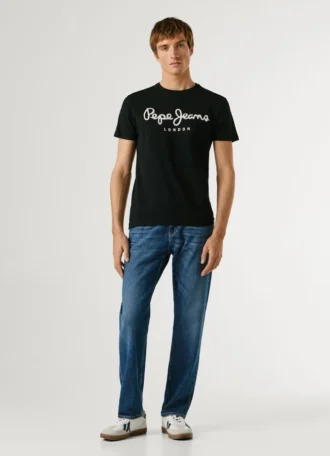 T-shirt Slim Fit com logótipo estampado