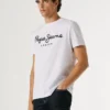 T-shirt Slim Fit com logótipo estampado