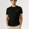 T-shirt Slim Fit com logótipo estampado T-shirt Slim Fit com logótipo estampado