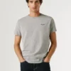 T-shirt Slim Fit com logótipo estampado T-shirt Slim Fit com logótipo estampado