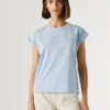 T-shirt Slim Fit com logótipo estampado T-shirt Slim Fit com logótipo estampado