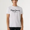 T-shirt Slim Fit com logótipo estampado