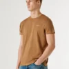 T-shirt Slim Fit com logótipo estampado T-shirt Slim Fit com logótipo estampado