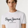 T-shirt Slim Fit com logótipo estampado