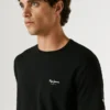 T-shirt Slim Fit com logótipo estampado T-shirt Slim Fit com logótipo estampado