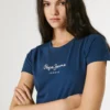 T-shirt Slim Fit com logótipo estampado T-shirt Slim Fit com logótipo estampado