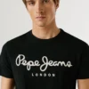 T-shirt Slim Fit com logótipo estampado