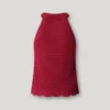 Top com decote halter em croché Top com decote halter em croché