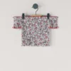 Top com estampado floral Top com estampado floral