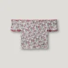 Top com estampado floral Top com estampado floral