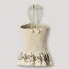 Top de linho com decote halter Top de linho com decote halter