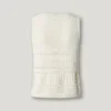 Top em croché com detalhes em renda Top em croché com detalhes em renda