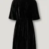 Vestido curto de veludo