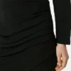 Vestido curto em malha polar