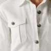 Vestido curto em sarja
