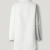 Vestido curto em sarja