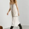 Vestido maxi com alças Vestido maxi com alças