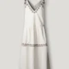 Vestido maxi com alças Vestido maxi com alças
