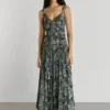 Vestido maxi com alças Vestido maxi com alças