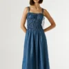 Vestido maxi com alças Vestido maxi com alças
