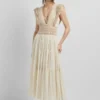 Vestido maxi com alças Vestido maxi com alças