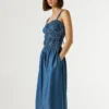 Vestido maxi com alças Vestido maxi com alças