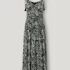 Vestido maxi com alças Vestido maxi com alças