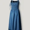 Vestido maxi com alças Vestido maxi com alças