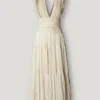 Vestido maxi com alças Vestido maxi com alças