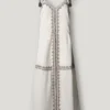 Vestido maxi com alças Vestido maxi com alças