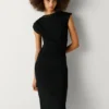 Vestido maxi com canelado Vestido maxi com canelado