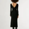 Vestido maxi com canelado Vestido maxi com canelado