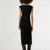 Vestido maxi com canelado Vestido maxi com canelado