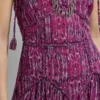 Vestido maxi com estampado abstrato Vestido maxi com estampado abstrato