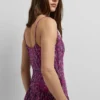Vestido maxi com estampado abstrato Vestido maxi com estampado abstrato