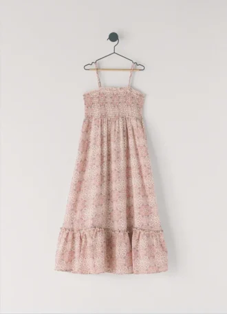Vestido maxi com estampado floral
