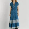 Vestido maxi com estampado floral Vestido maxi com estampado floral