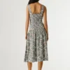 Vestido maxi com estampado floral