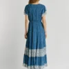 Vestido maxi com estampado floral Vestido maxi com estampado floral