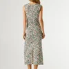 Vestido maxi com estampado floral