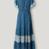 Vestido maxi com estampado floral Vestido maxi com estampado floral