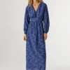 Vestido maxi com estampado Paisley Vestido maxi com estampado Paisley