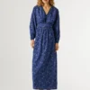 Vestido maxi com estampado Paisley Vestido maxi com estampado Paisley