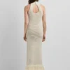 Vestido maxi em croché Vestido maxi em croché