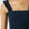 Vestido maxi em popeline Vestido maxi em popeline