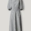 Vestido maxi às riscas Vestido maxi às riscas